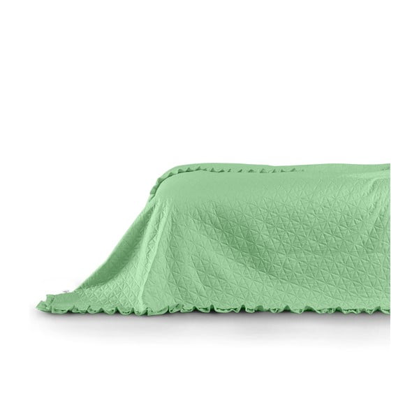 Зелена покривка за легло Mint, 260 x 240 cm Tilia - AmeliaHome