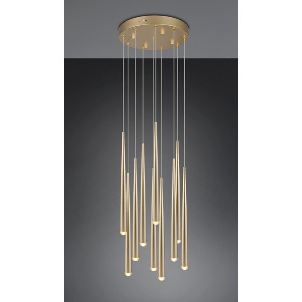 LED висящо осветително тяло  в златист цвят ø 30 cm Cala – Trio Select-image-2