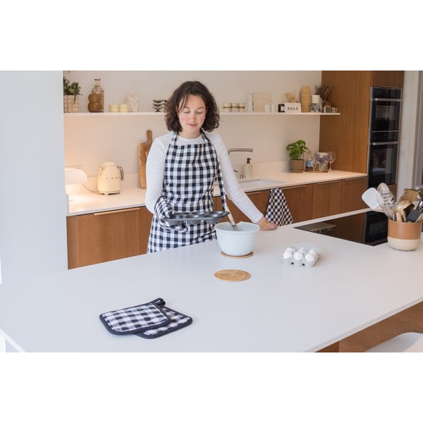 Памучена кухненска ръкавица Gingham – Tiseco Home Studio-image-1