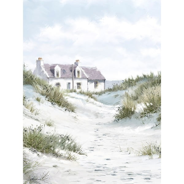 Живопис върху платно , 50 x 70 cm Beach House - Styler