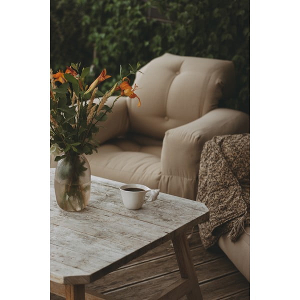 Design OUT™ Бежов външен фотьойл Hippo Beige Out Hippo - Karup Design-image-4