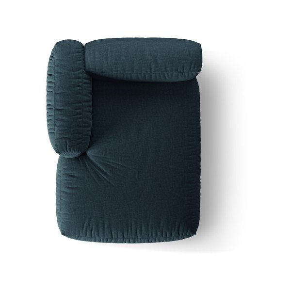 Тъмносин модул за диван (ляв ъгъл) Martina – Micadoni Home-image-3