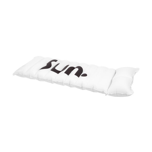 Бял надуваем шезлонг Nouveau Bleu - Sunnylife-image-2