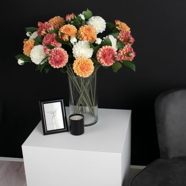 Изкуствени цветя в комплект от 10 бр. (височина 62 cm) Dahlia – Restilo-image-1