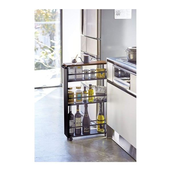 Черен метален рафт за баня 47,5x81 cm Tower – YAMAZAKI-image-4