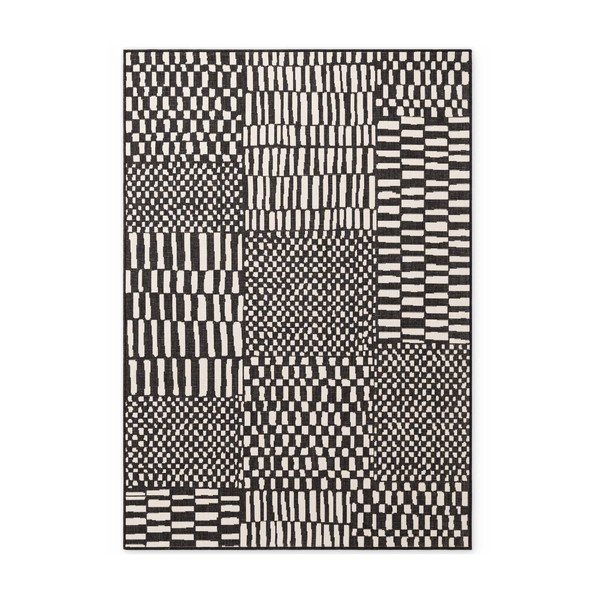 Черен/кремав килим за открито и закрито 200x300 cm Haringey Barkham – Ted Baker