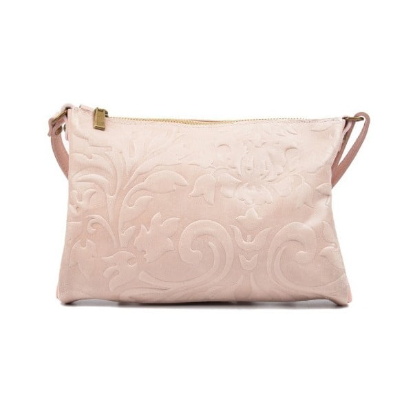 Розова кожена чанта Beda - Carla Ferreri