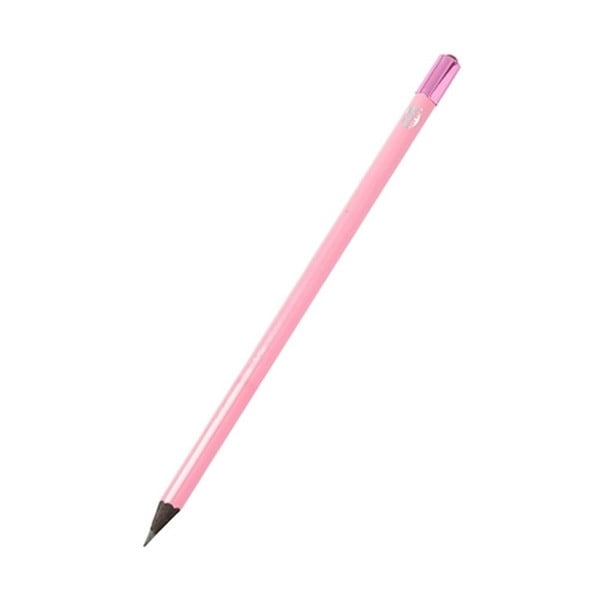 Růžová tužka s ozdobou ve tvaru krystalu TINC