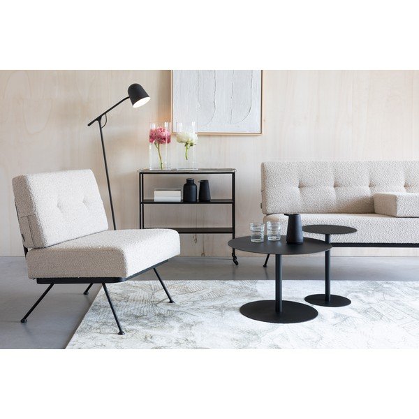 Кремав диван 135 cm Bowie – Zuiver-image-1