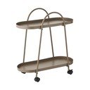 Метална маса за сервиране на колелца 27,5x60 cm Empoli – House Nordic