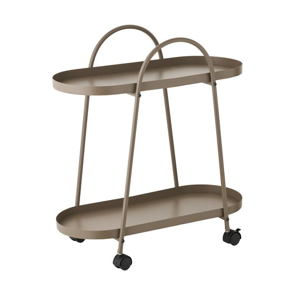 Метална маса за сервиране на колелца 27,5x60 cm Empoli – House Nordic