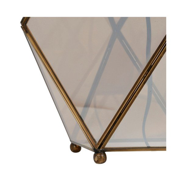 Крак на лампа в кафяво-златисто 43 cm Eluminea - Côté Table-image-2