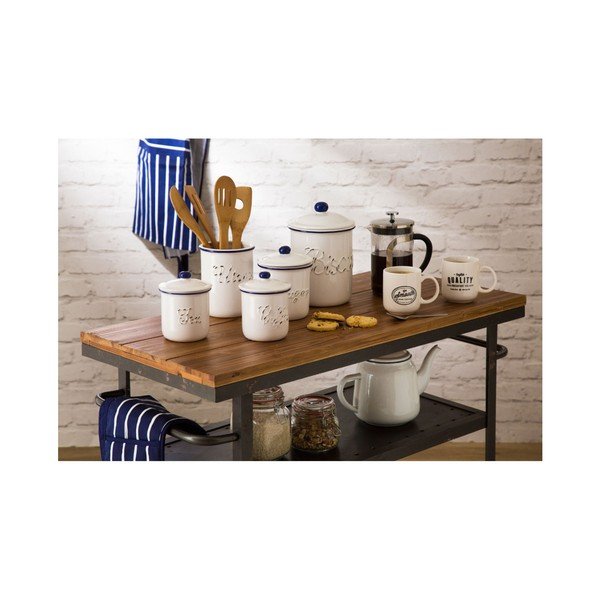 Modrobílá zástěra Premier Housewares Butcher Stripe Apron-image-1