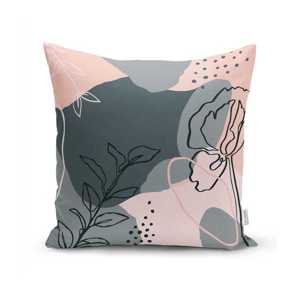 Комплект от 4 декоративни калъфки за възглавници Draw Art, 45 x 45 cm - Minimalist Cushion Covers-image-4