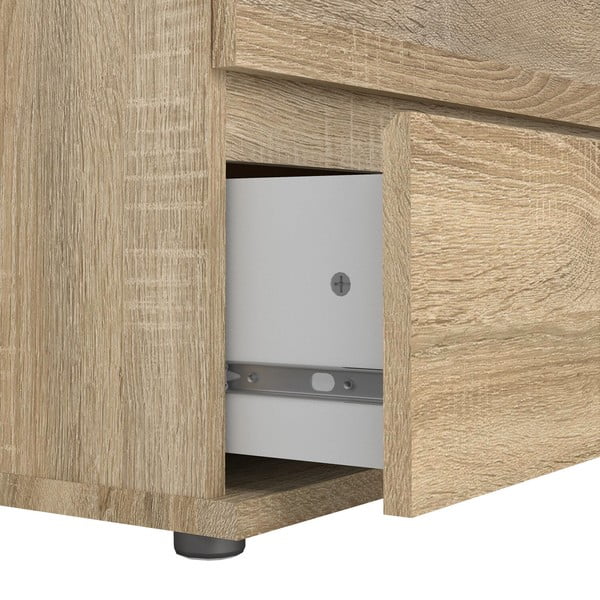 Висок скрин от декор от дъб  естествен 77x107 cm Nova – Tvilum-image-4