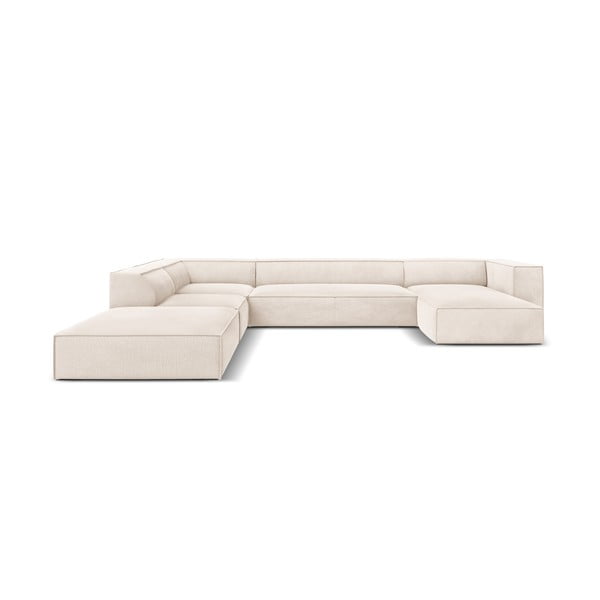Кремав ъглов диван (ляв ъгъл) Madame - Windsor & Co Sofas