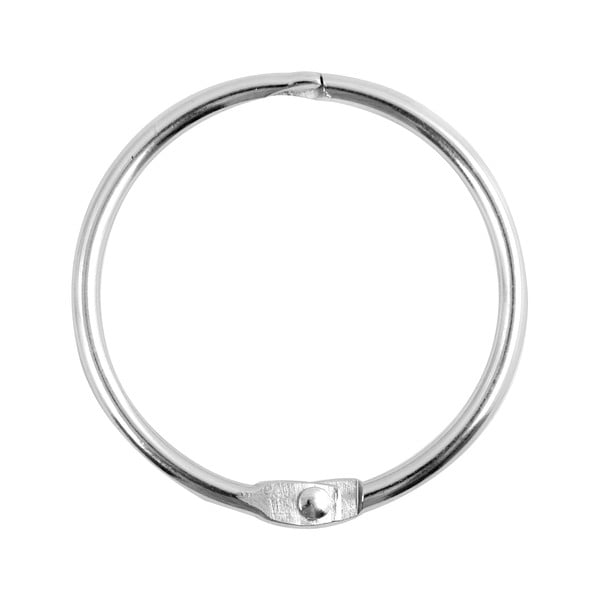 Пръстени за душ завеси в комплект от 12 бр. в матово сребрист цвят Ringo Small – Spirella