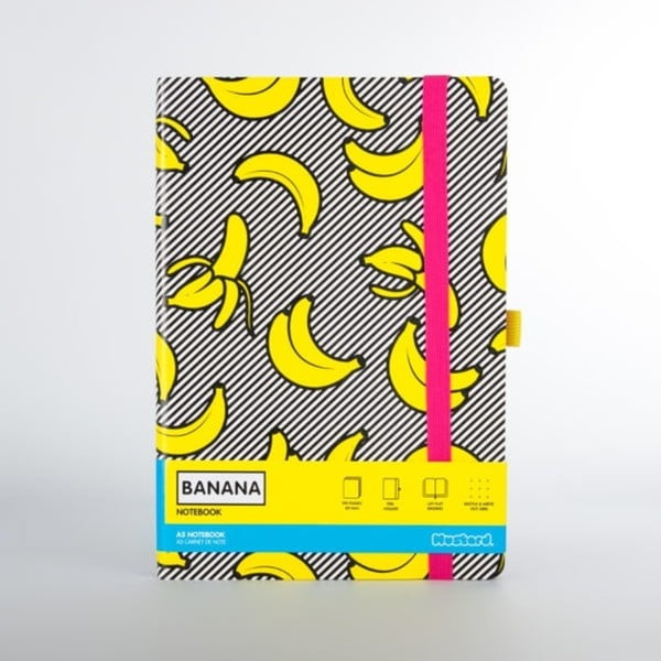 Тефтер с банани , 190 страници - Just Mustard