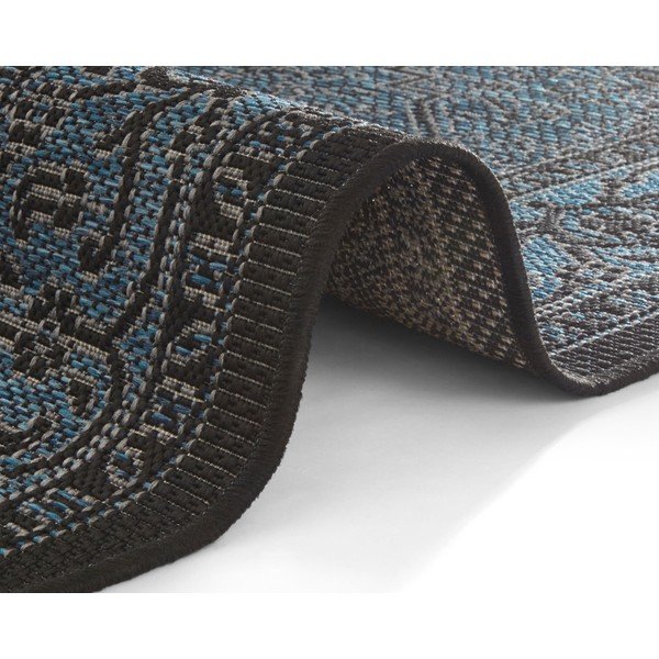 Черно-син килим за открито , 160 x 230 cm Anjara - NORTHRUGS-image-3