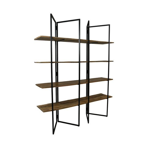 Рафт от черно мангово дърво 165x200 cm - HSM collection-image-3