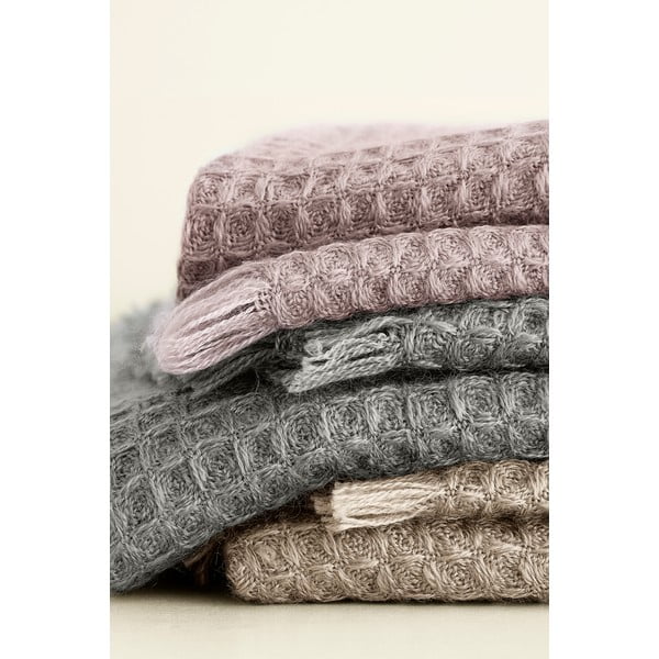 Сиво каре с вафлена шарка , 130 x 180 cm - Blomus-image-1