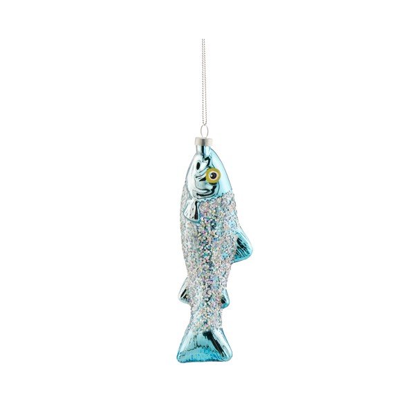 Стъклена Коледна украса 5 cm Sardine – Sass & Belle