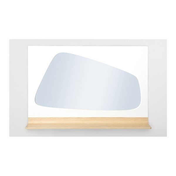 Nástěnné zrcadlo s poličkou Ellenberger design Private Space, 61 x 90 cm
