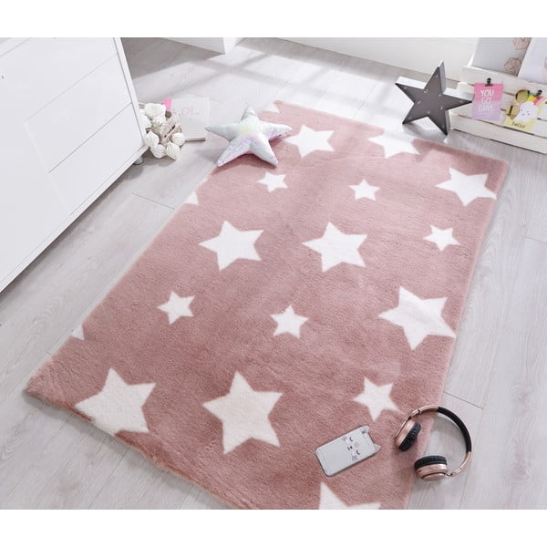 Розов килим Twinkle, 90 x 150 cm - Flair Rugs