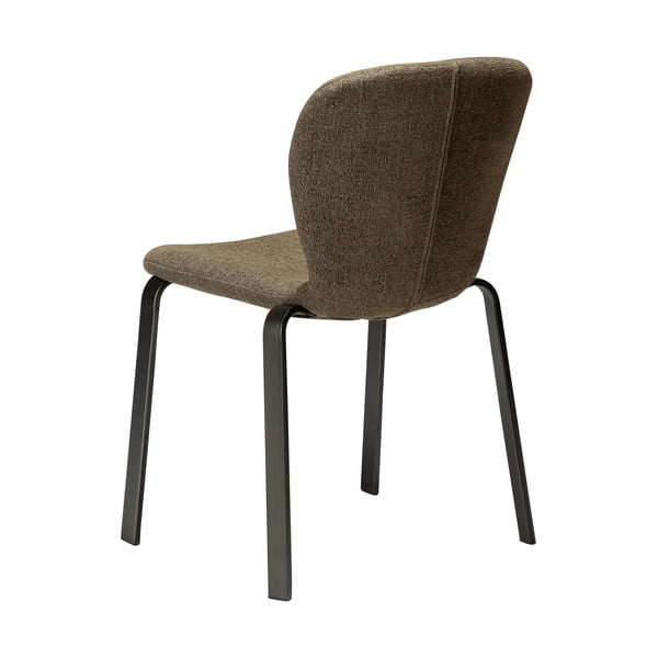 Тапициран трапезен стол в цвят каки Heap – DAN-FORM Denmark-image-4