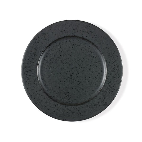 Черна керамична плитка чиния Basics Black, ⌀ 27 cm - Bitz