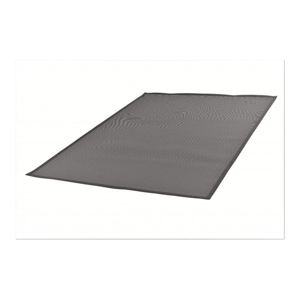 Черен външен килим Matteo, 140 x 200 cm - Hartman