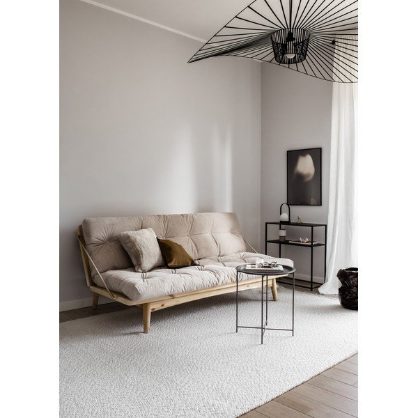 Променлив диван от велур /Натурален Folk Raw - Karup Design-image-1