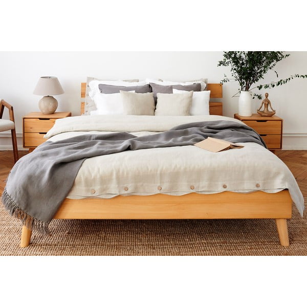 Двойно легло от букова дървесина 180x200 cm Greg 2 - The Beds-image-3