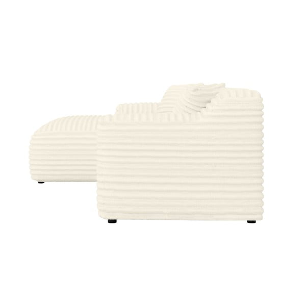 Кремав ъглов диван от рипсено кадифе (ляв ъгъл) Martin – Ropez-image-3