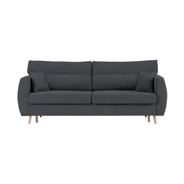 Тъмносив триместен разтегателен диван с място за съхранение Sydney - Cosmopolitan Design