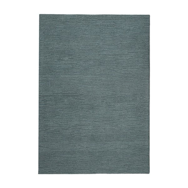 Сиво-син ръчно изработен вълнен килим 160x230 cm Harris Boucle – Flair Rugs