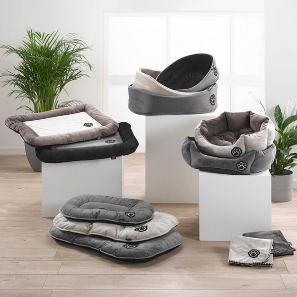 Светлокафяво легло за куче ø 50 cm – Love Story-image-1