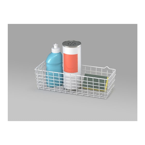 Бяла допълнителна кошница Pandino - Metaltex-image-3