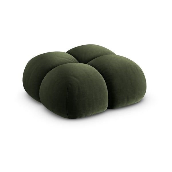 Зелена кадифена табуретка Loretto – Cosmopolitan Design-image-2