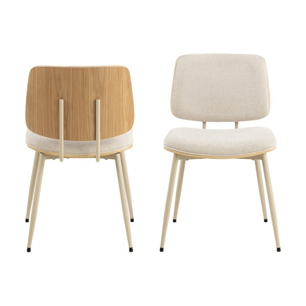 Кремав трапезен стол Owen – Actona-image-3