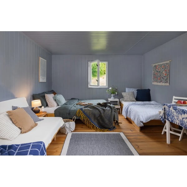 Сив и кремав килим за открито , 80 x 350 cm Panama - NORTHRUGS-image-1