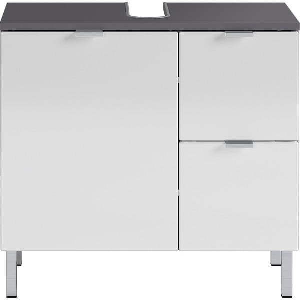 Бяло-сив шкаф под умивалника 60x56 cm Mauresa - Germania-image-2