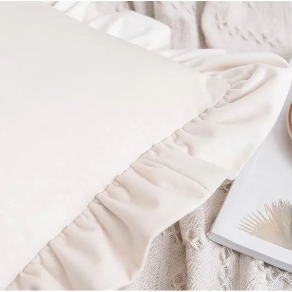 Калъфка за възглавница със смес от памук 40x40 cm Ruffled – Mila Home-image-2