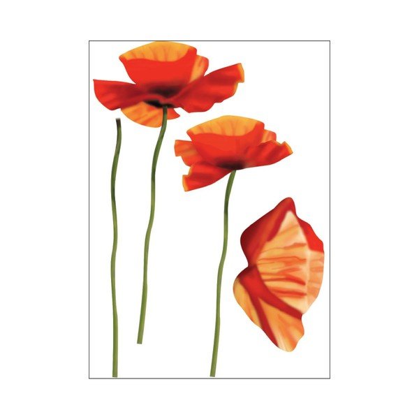Samolepka Poppies-image-2