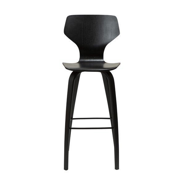 Черен бар стол (височина на седалката 75 cm) S.I.T – DAN-FORM Denmark-image-1