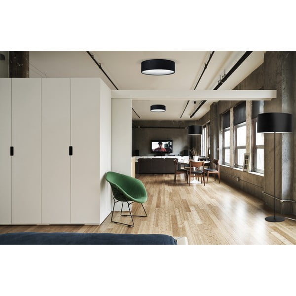 Черна лампа за таван MIKA, ⌀ 40 cm Mika - Sotto Luce-image-1