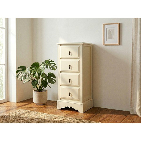 Шкафче в цвят слонова кост 43x104x50 cm Florence – Premier Housewares-image-1