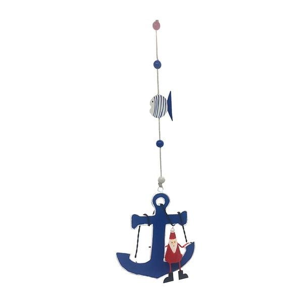 Висяща коледна украса Anchor with String Santa - G-Bork