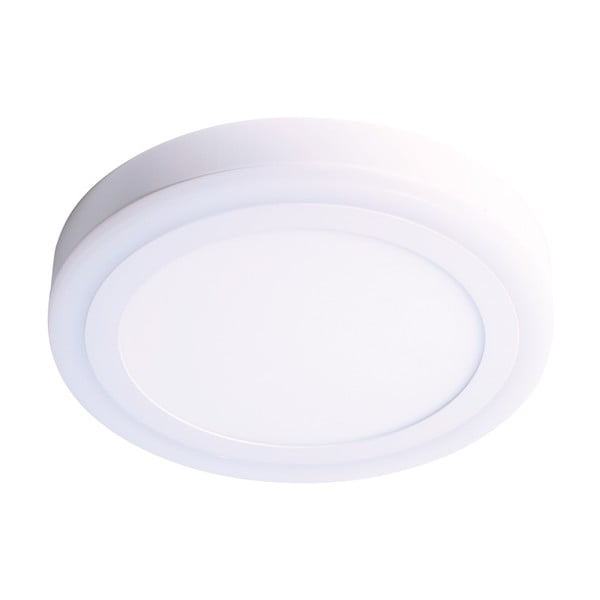 Бяла кръгла лампа за таван Twis, ø 22 cm - SULION