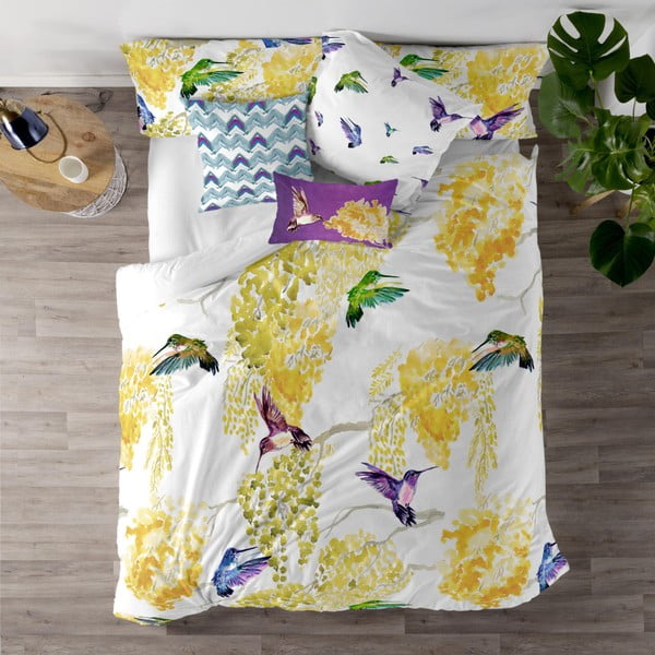 Памучна завивка за двойно легло Mimosa, 220 x 240 cm - Happy Friday